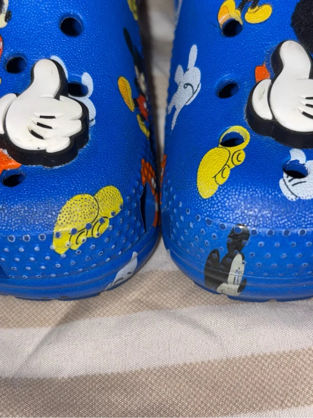 Toddler Crocs Blue Mickey Mouse Clog Sandals | C7